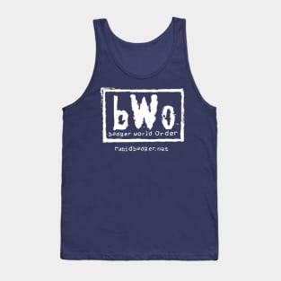 Badger World Order (White) Tank Top